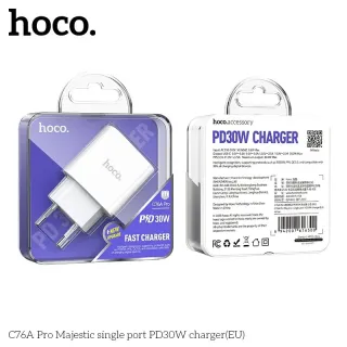 Củ Sạc PD30W Hoco C76A Pro Majestic (EU)