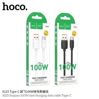 Cáp Sạc Type-C Hoco X115 Surpass 100W