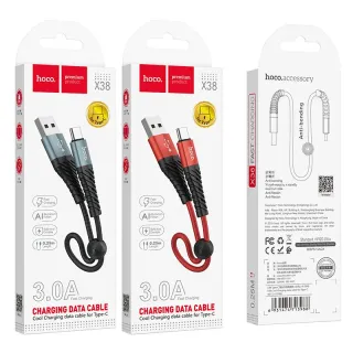 Cáp sạc Type-C USB Hoco X38 25cm siêu bền