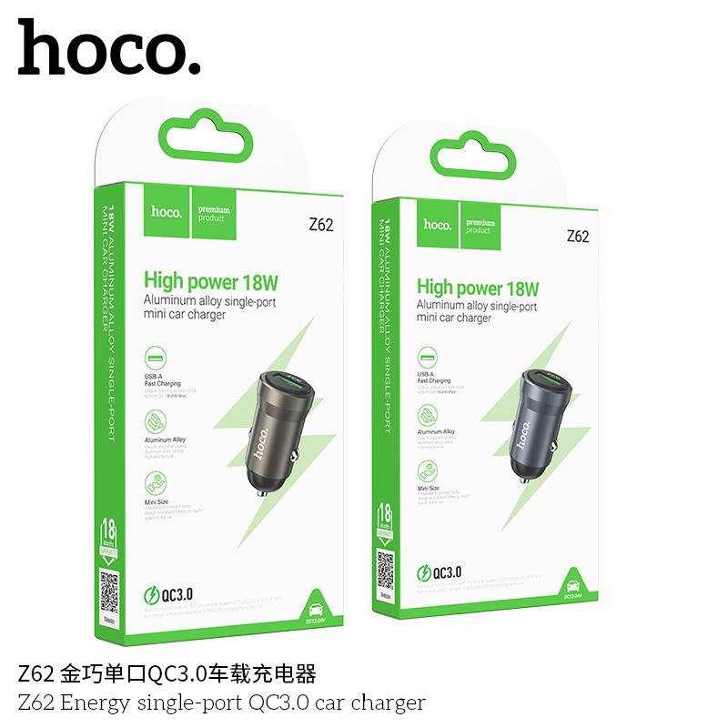 Tẩu Sạc Ô tô Hoco Z62 Energy QC3.0