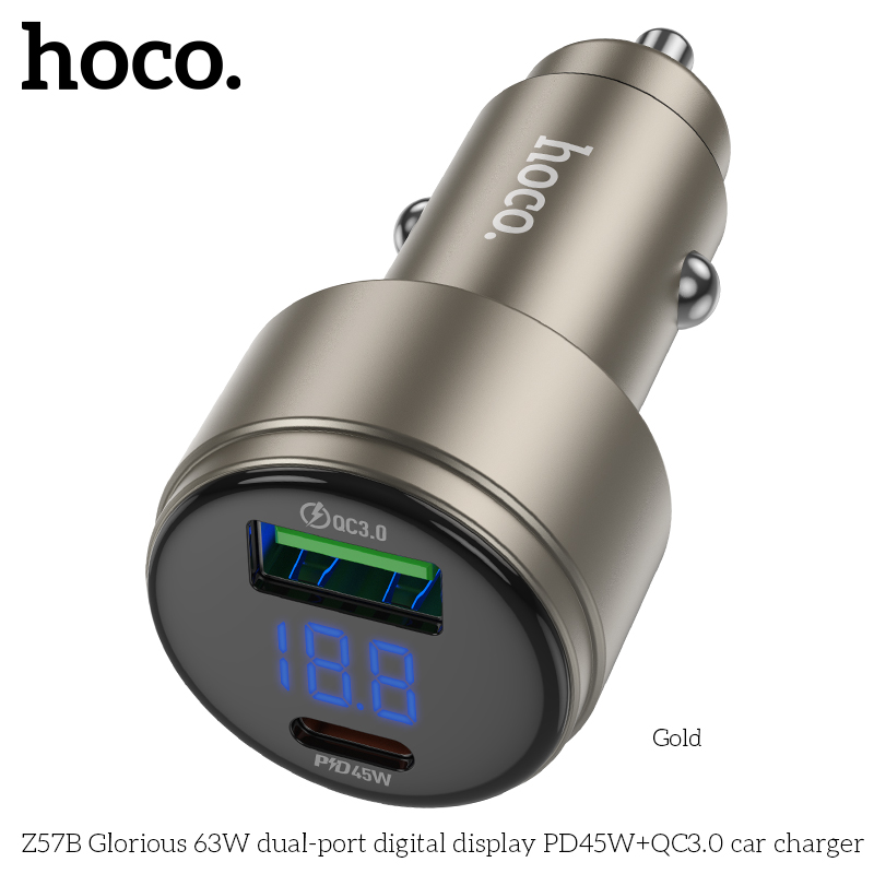 bán sỉ Tẩu Sạc Ô Tô Hoco Z57B 63w