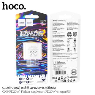 Củ Sạc PD20W Hoco C109 Fighter (US)
