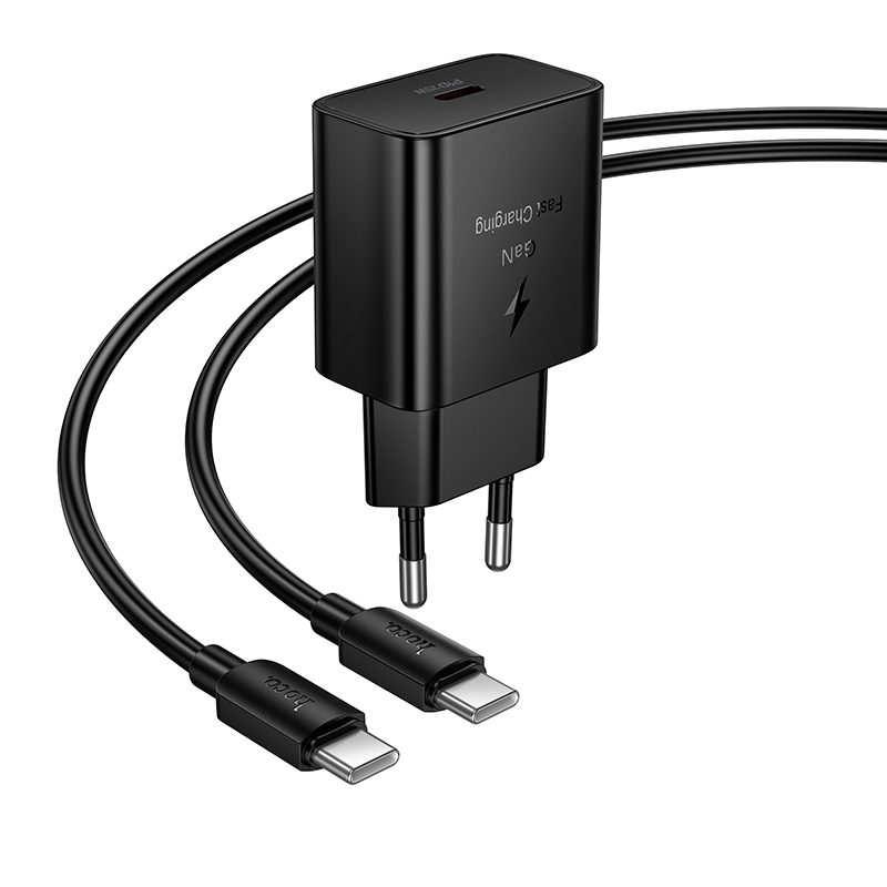 Bộ Sạc Kèm Dây C to C Hoco N76 PD25W (EU)