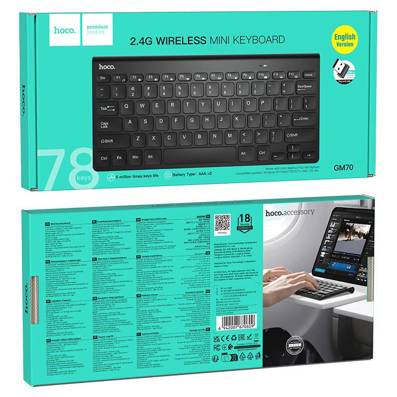 Chuột không dây bluetooth Hoco GM70