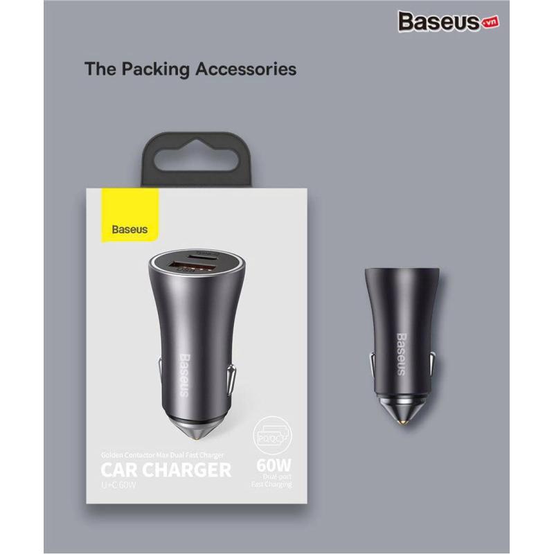 Tẩu sạc Baseus GGJM0001 60w