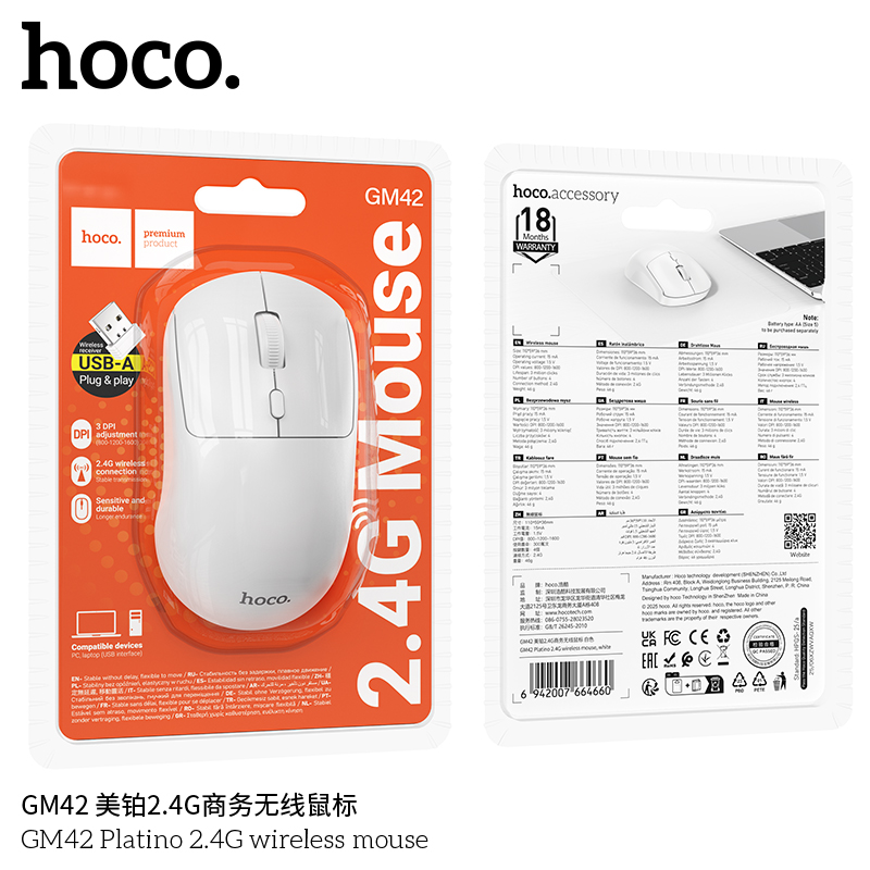 Chuột không dây bluetooth Hoco GM42 giá tốt