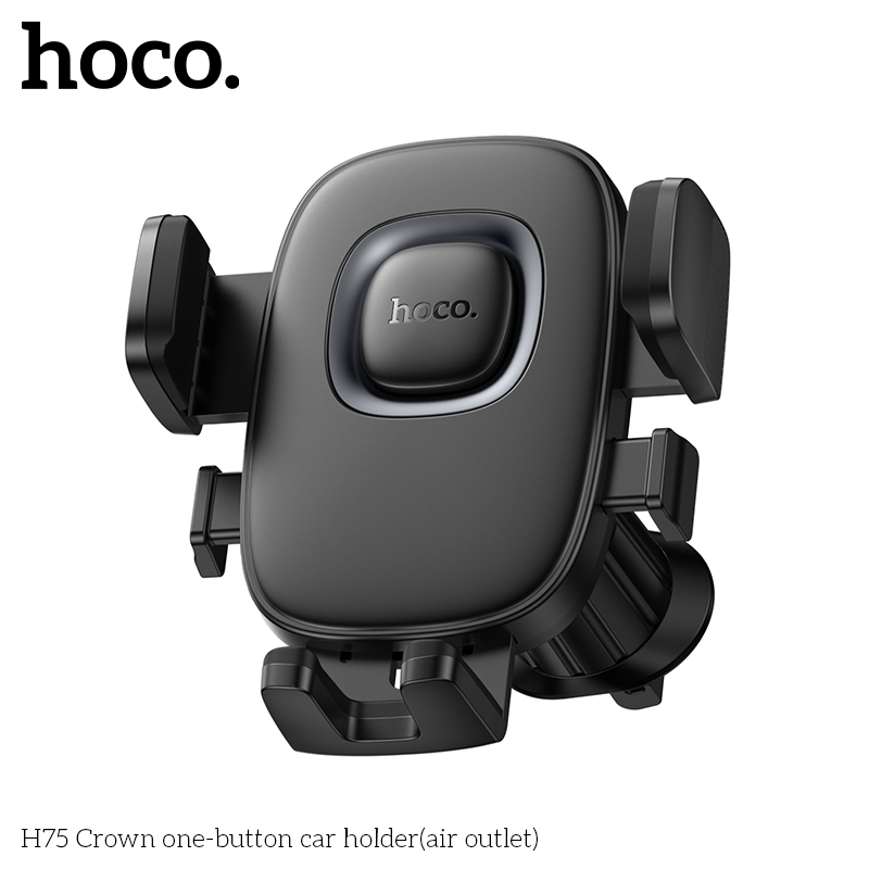 bán sỉ Giá Đỡ Ô Tô Hoco H75 Crown One-button (Air Outlet)