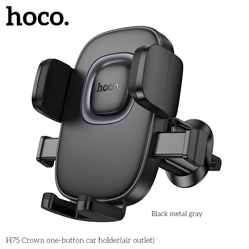 bán buôn Giá Đỡ Ô Tô Hoco H75 Crown One-button (Air Outlet)
