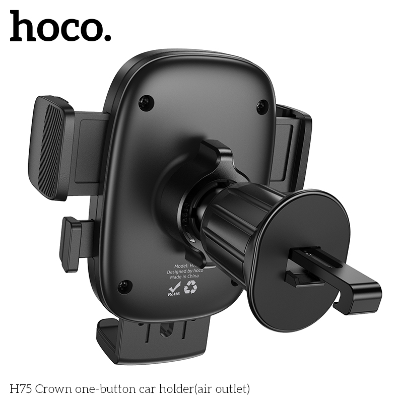 Giá Đỡ Ô Tô Hoco H75 Crown One-button (Air Outlet) giá sỉ