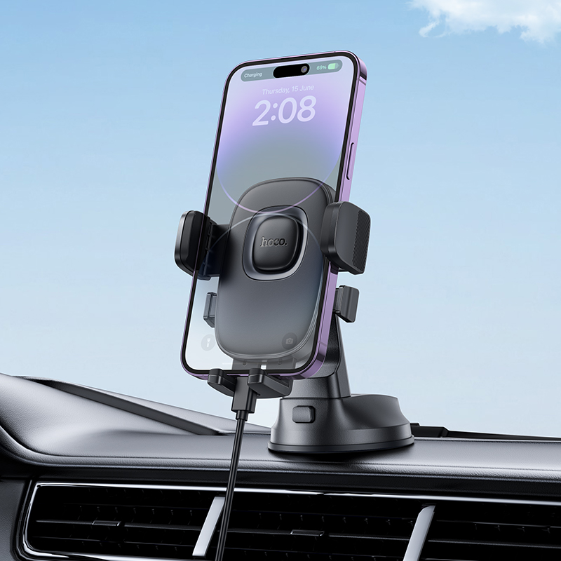 Giá Đỡ Ô Tô Hoco H76 Crown One-button (Center Console) giá tốt