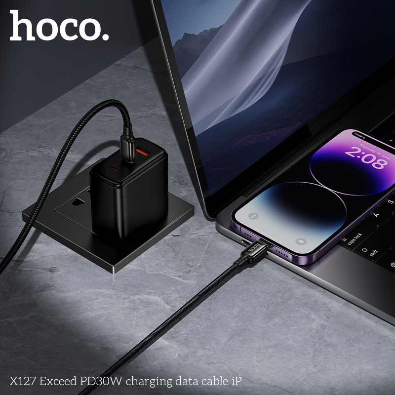 Cáp Sạc PD iP Hoco X127 30w giá tốt