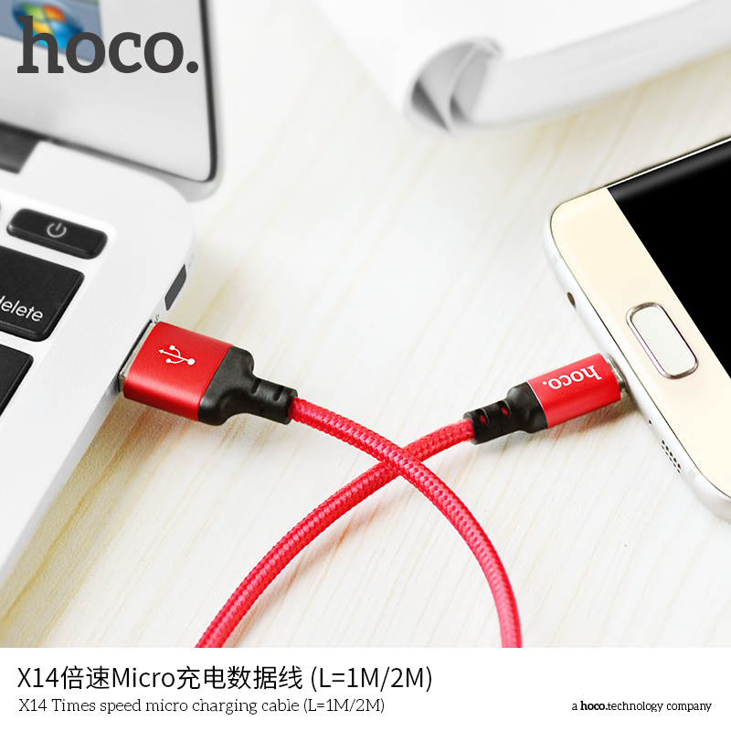 bán buôn Cáp Micro Hoco X14 1m