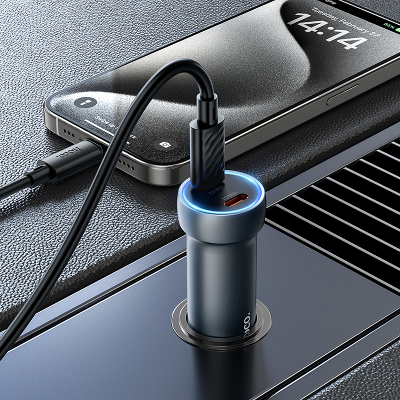 Tẩu Sạc Ô Tô Hoco Z54B 60w giá sỉ