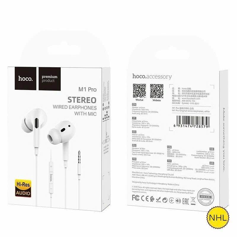 Tai nghe có dây Hoco M1 Pro âm thanh nổi