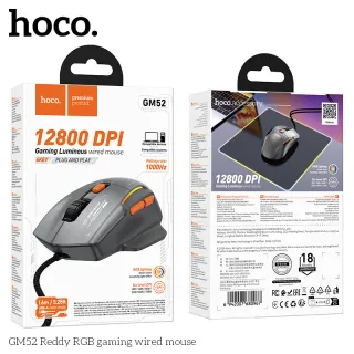 Chuột Có Dây Hoco GM52 Reddy RGB