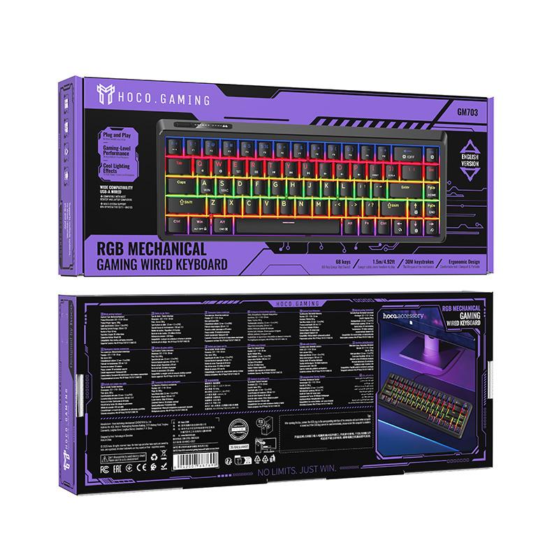 Bán Phím Máy Tính Hoco GM703 Rico RGB