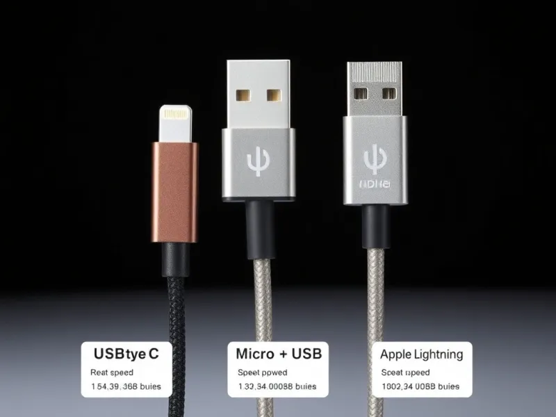 So sánh cáp Type-C, Micro USB và Lightning với thông số kỹ thuật