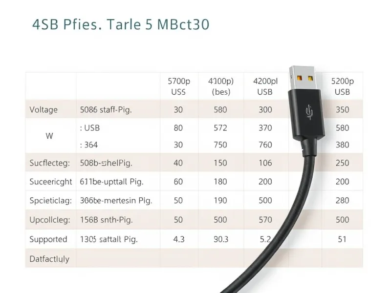Thông số kỹ thuật cáp USB 3.1 3.2 4
