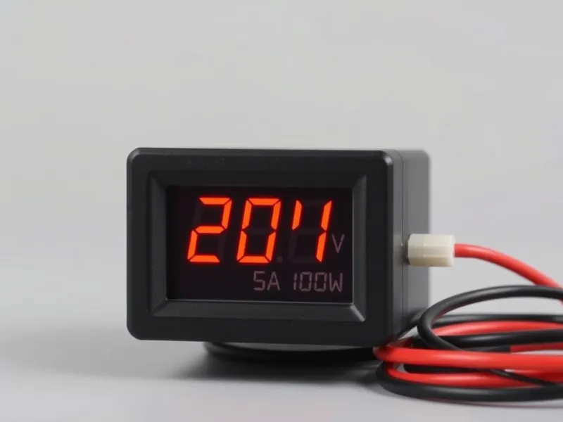 Đồng hồ đo hiển thị thông số 20V 5A 100W khi kiểm tra cáp sạc nhanh
