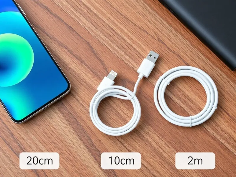 Ba loại dây sạc type C với chiều dài khác nhau để chọn cho shop