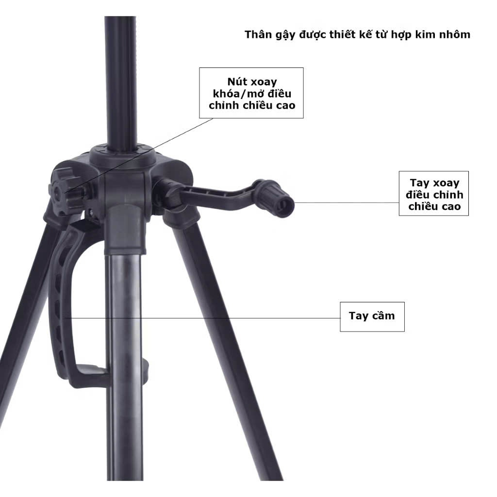 Gậy Chụp Ảnh 3 Chân TriPod 3366