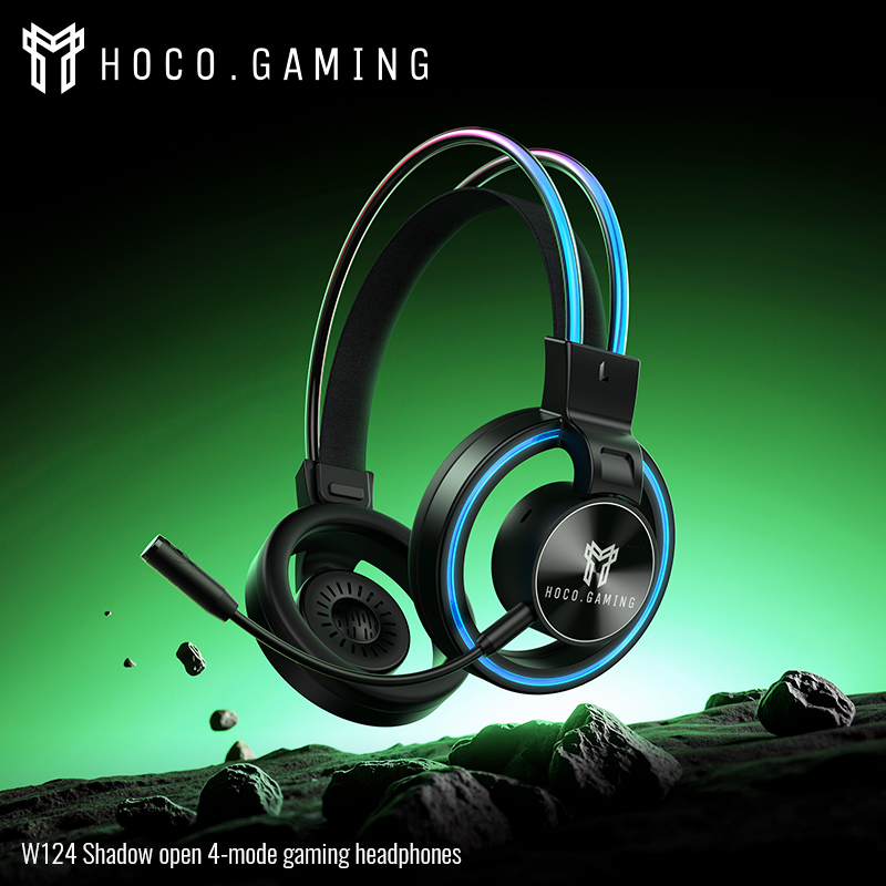 bán buôn Tai Nghe Chụp Tai Gaming Hoco W124 Shadow