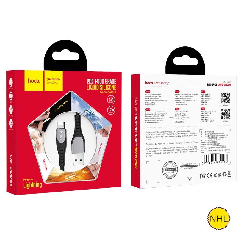Dây Cáp Sạc Nhanh Lightning Hoco U80