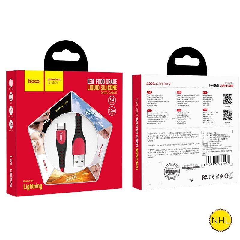 Dây Cáp Sạc Nhanh Lightning Hoco U80