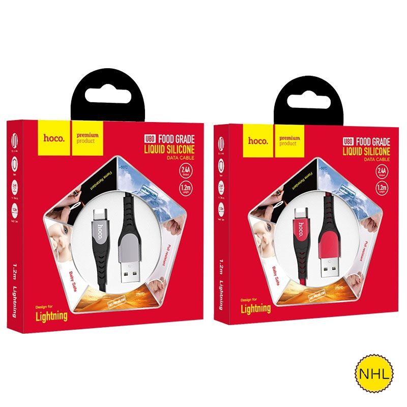 Dây Cáp Sạc Nhanh Lightning Hoco U80