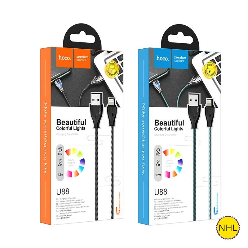 Dây Cáp Sạc Nhanh Lightning Hoco U88