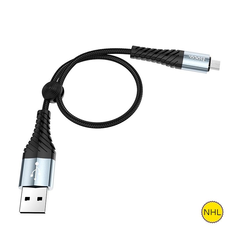 Dây Cáp Sạc Nhanh Micro Hoco X38 25cm