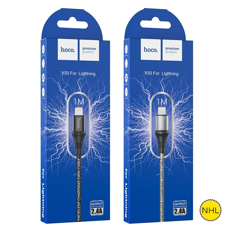 Dây Cáp Sạc Nhanh Lightning Hoco X50