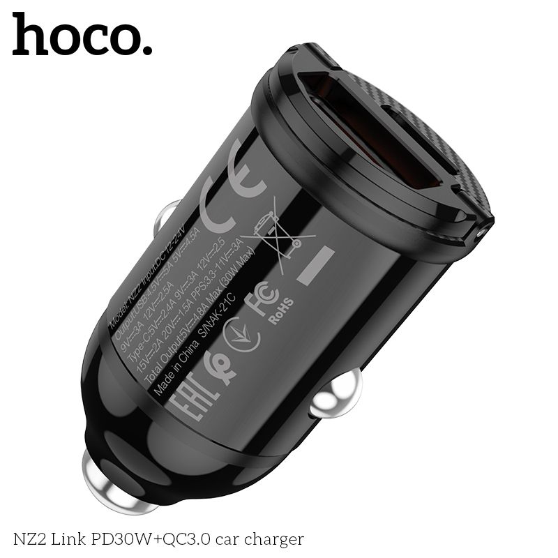 Tẩu sạc ô tô Hoco NZ2