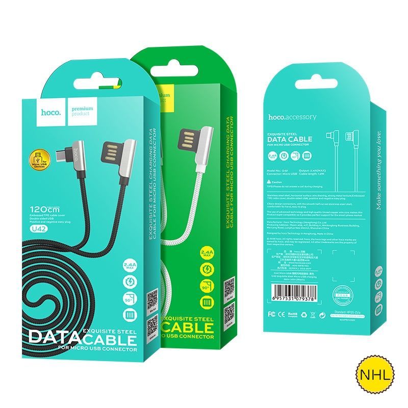 Dây Cáp Sạc Nhanh Micro Hoco U42