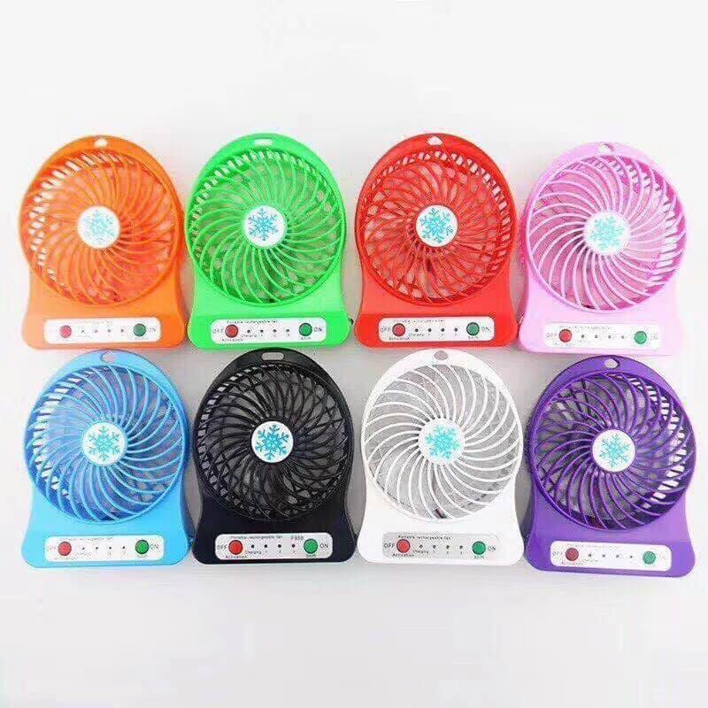 Quạt nhỏ tích điện 3 nấc 3 chế độ giá buôn giá sỉ