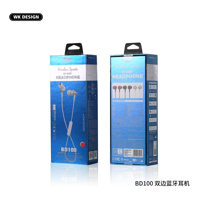 Tai nghe Bluetooth 2 tai WK BD 100 giá buôn giá sỉ