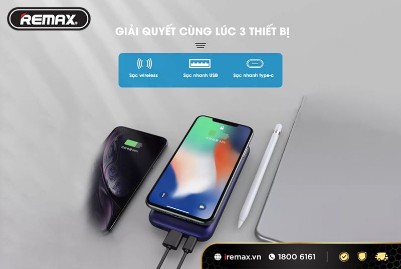 sạc dự phòng wk 133 giá sỉ
