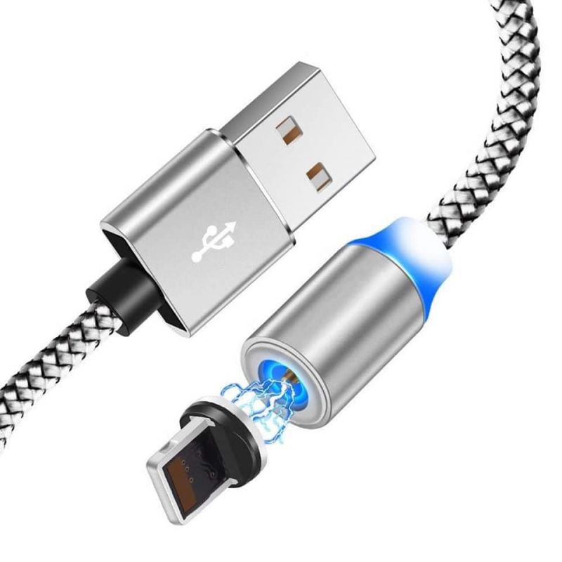 Cáp sạc nam châm 3 đầu lightning, type C, micro giá sỉ