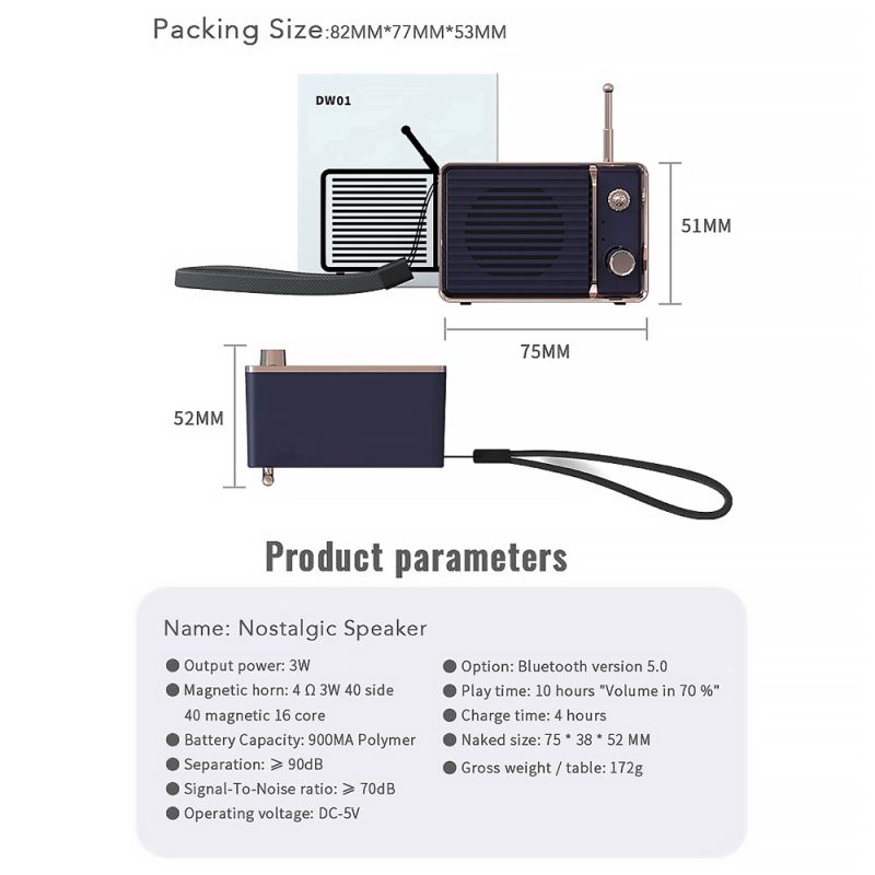 Loa bluetooth DW01