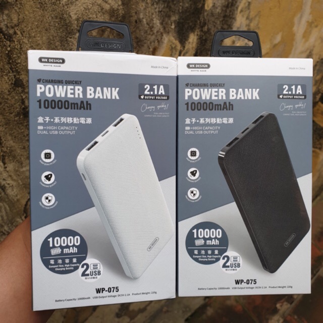PIN DỰ PHÒNG WK WP099 dung lượng 10000mAh giá buôn giá sỉ